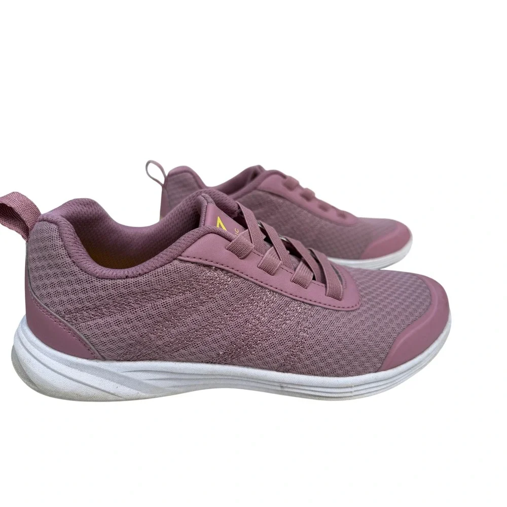 Vionic Shay Walking Sneakers Womens 7 Mauve Rose Mesh Orthotic Comfort Trainers‎